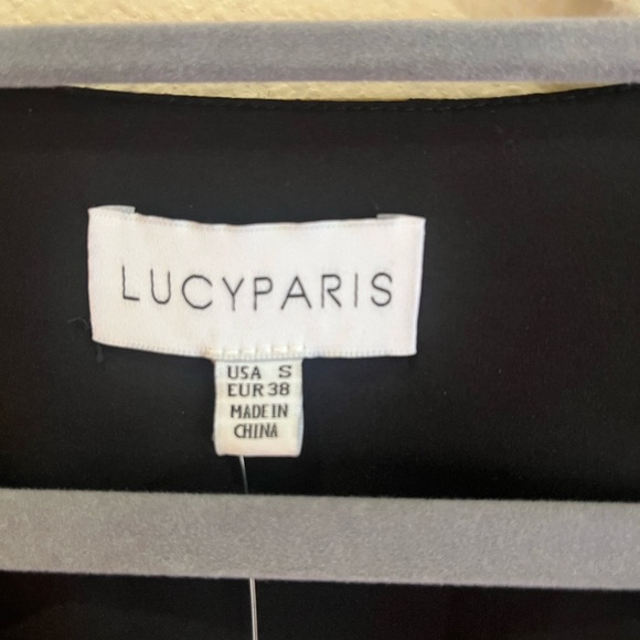 Lucy Paris Black Floral Long Sleeve Dress - Picture 4 of 5